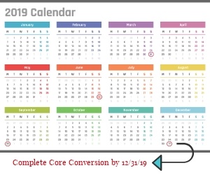 core conversion calendar